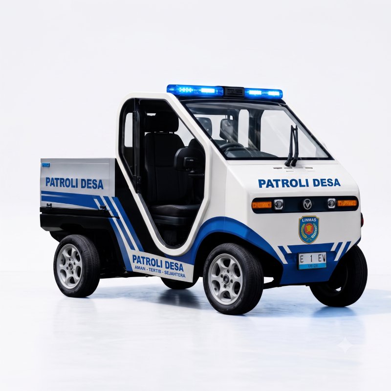 Pickup Listrik Patroli Desa
